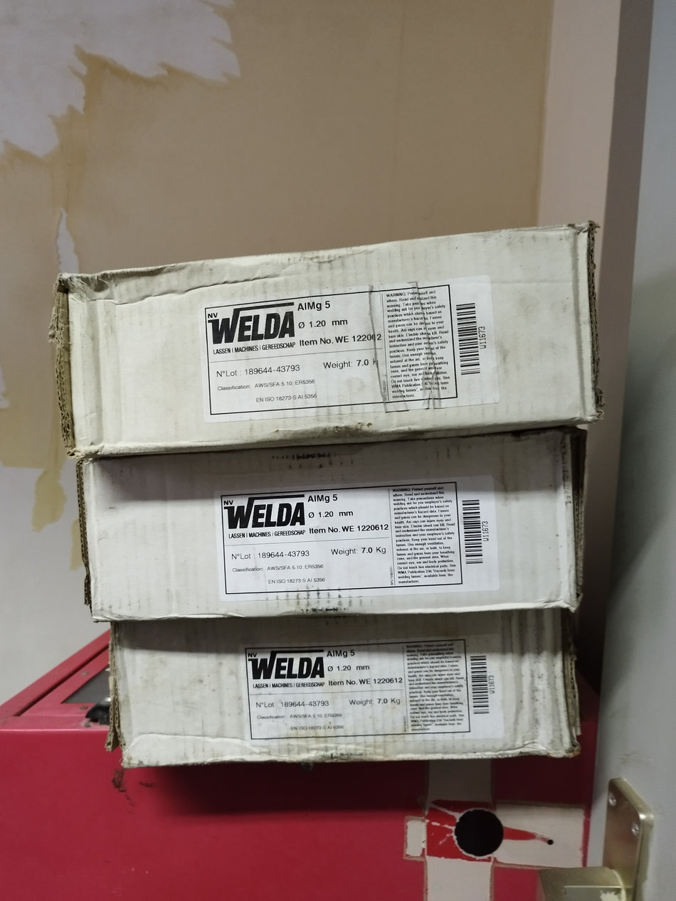 Lasdraad Welda - Lincoln - Bohler - 1.2 - 1.4 - 16 mm NIEUW!