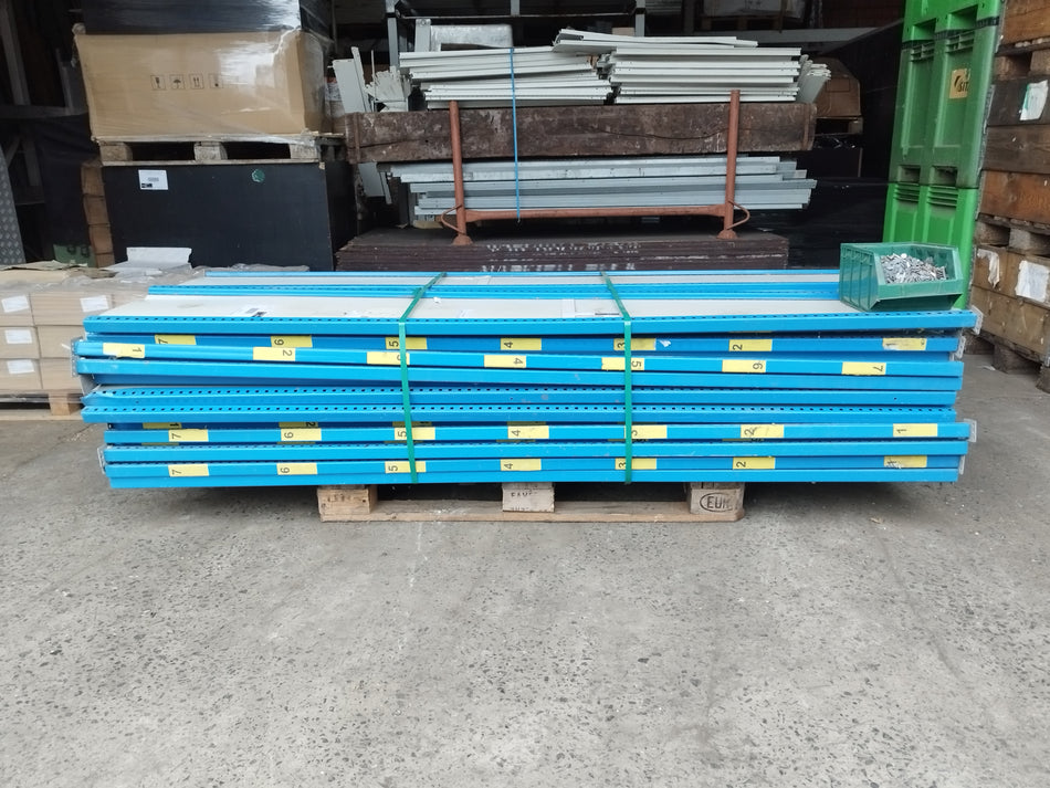 Magazijnrekken - 225x100x40 cm - haaksysteem