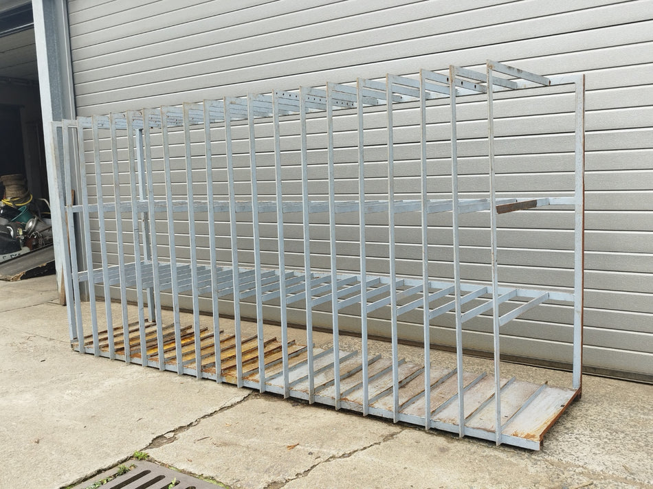 Metaal / platen rek / lengte x hoogte x diepte 315x150x70cm