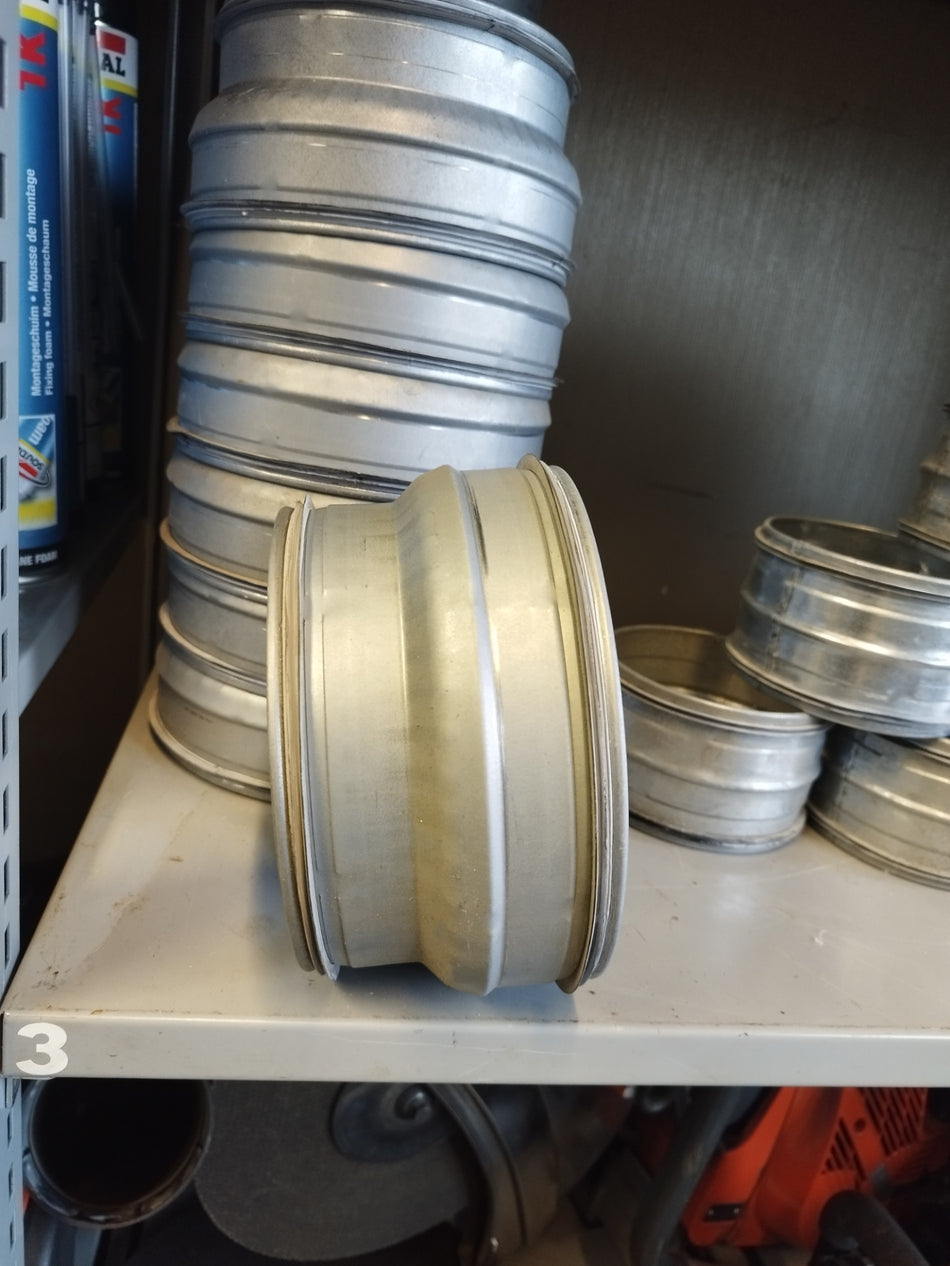 Galva ventilatiebuis koppelstukken met rubberdichting