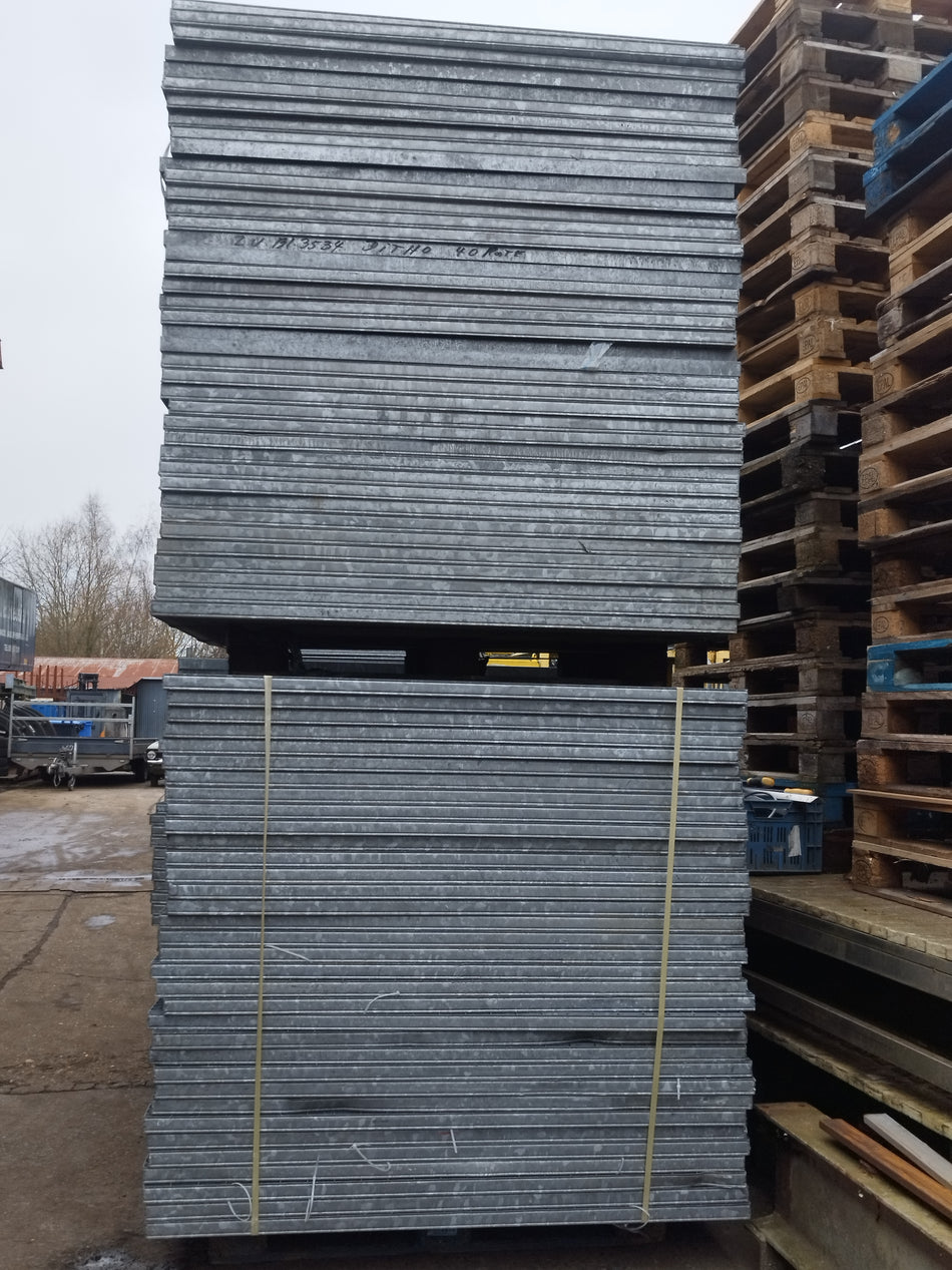 Looprooster - draadrooster - persrooster - 150 x 123 x 4 cm - gegalvaniseerd