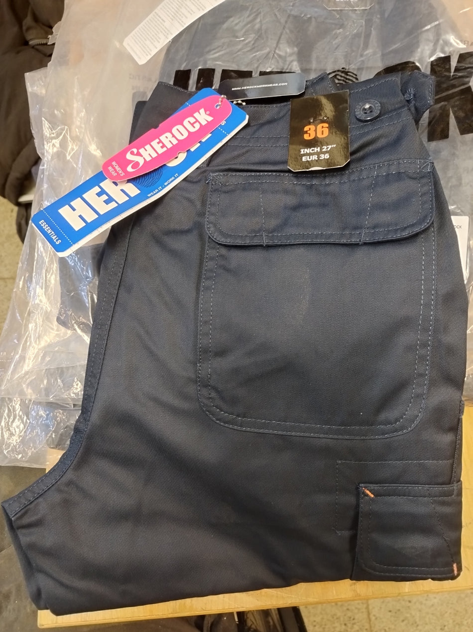 Werkbroek - Herock - Marine/blauw - dames en heren NIEUW!