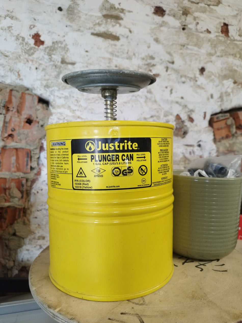 Justrite Plunjerbus / Doseerbus => chemicaliën en ontvetters