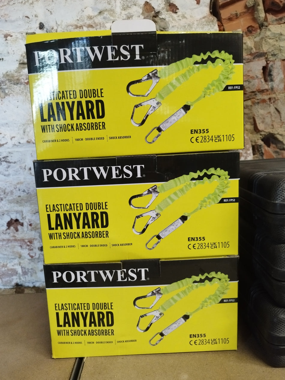 Portwest FP52 Dubbele Elastische Vallijn met Schokdemper - NIEUW!