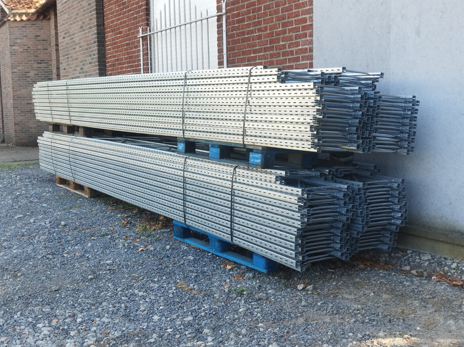 Legbordstelling - magazijnrekken HxBxD 550x125x40 cm - galva