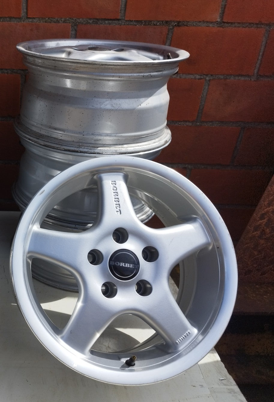 Aluminium velgen van het merk Borbet - 15 inch - 4 stuks